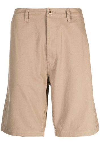 izzue knee-length cotton bermuda shorts - Marrone