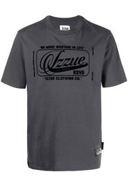 izzue T-shirt con stampa - Grigio