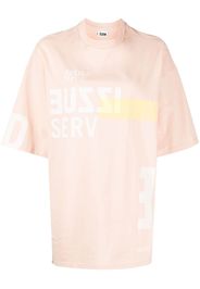 izzue T-shirt con spalle cadenti - Rosa