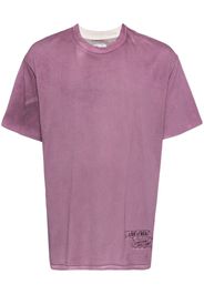 izzue T-shirt con stampa grafica - Viola