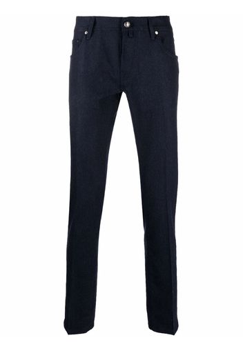 Jacob Cohen straight-leg tailored trousers - Blu