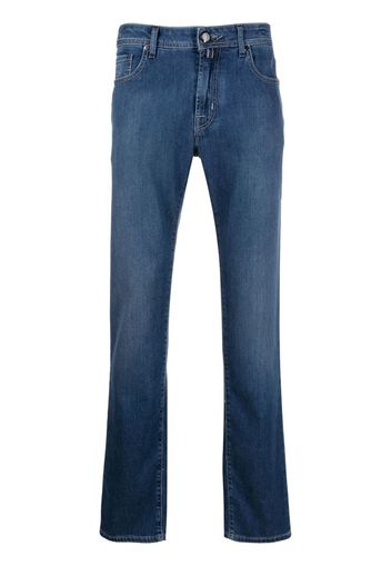 Jacob Cohen washed straight-leg jeans - Blu