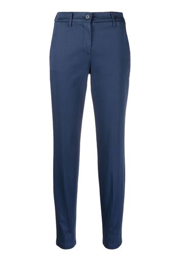 Jacob Cohen Pantaloni crop slim con applicazione - Blu