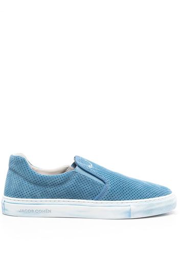 Jacob Cohen Sneakers senza lacci con dettagli traforati - Blu