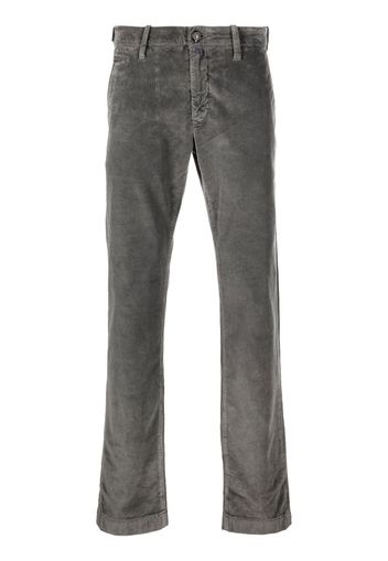 Jacob Cohen straight-leg corduroy trousers - Grigio