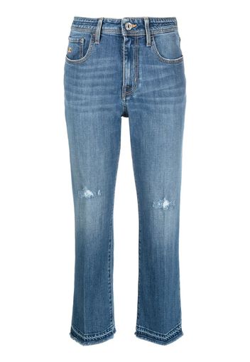 JACOB COHEN Kate cropped straight-leg jeans - Blu