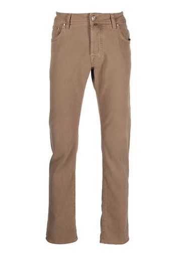 Jacob Cohen five-pocket slim trousers - Toni neutri