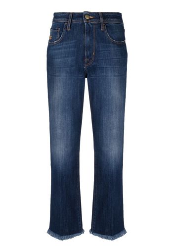 Jacob Cohen Kate cropped straight-leg jeans - Blu