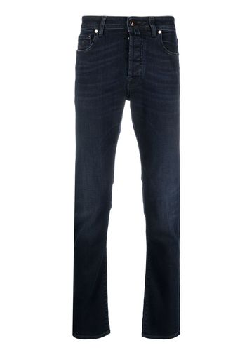 Jacob Cohen Jeans affusolati con vita media - Blu
