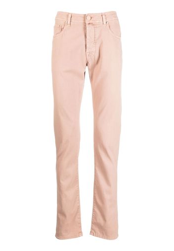 Jacob Cohën Jeans slim con foulard - Rosa