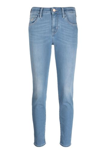 Jacob Cohën washed skinny jeans - Blu