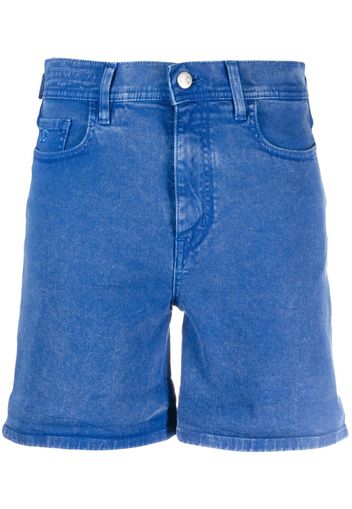 Jacob Cohën slim-fit dyed denim shorts - Blu