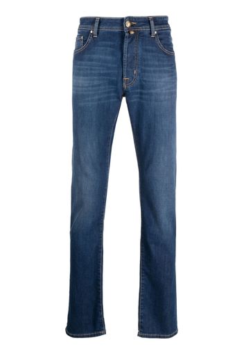 Jacob Cohën mid-rise straight-leg jeans - Blu