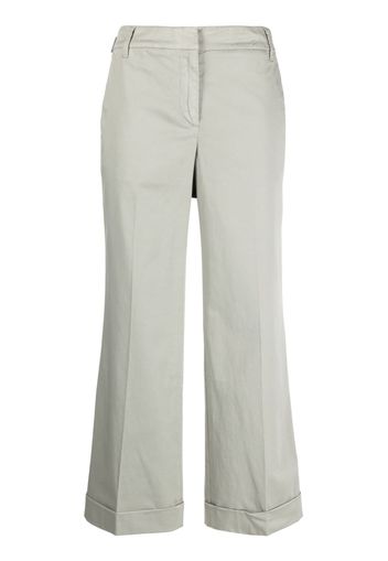 Jacob Cohën wide-leg cropped trousers - Verde