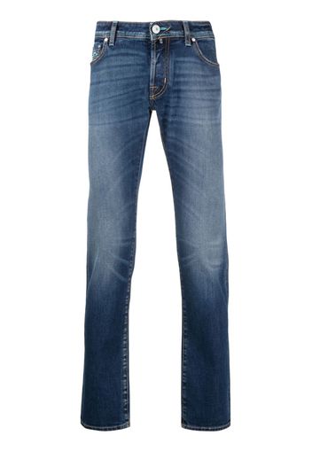 Jacob Cohën Jeans slim con ricamo - Blu