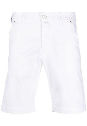 Jacob Cohën logo-patch bermuda shorts - Bianco