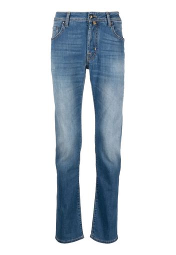 Jacob Cohën faded straight-leg jeans - Blu