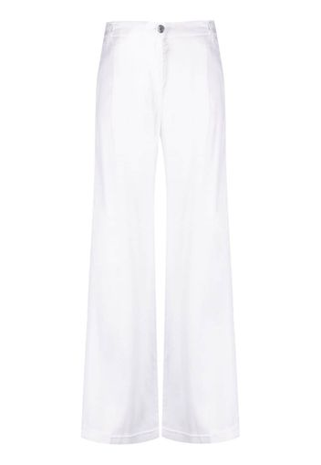 Jacob Cohën straight-leg linen-blend trousers - Bianco