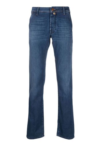 Jacob Cohën mid-rise straight-leg jeans - Blu