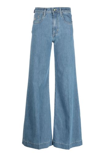 Jacob Cohën mid-rise wide-leg jeans - Blu