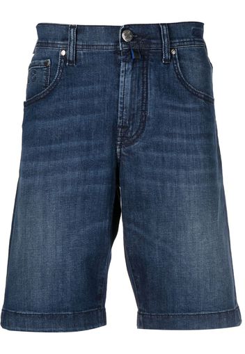 Jacob Cohën Shorts denim al ginocchio - Blu