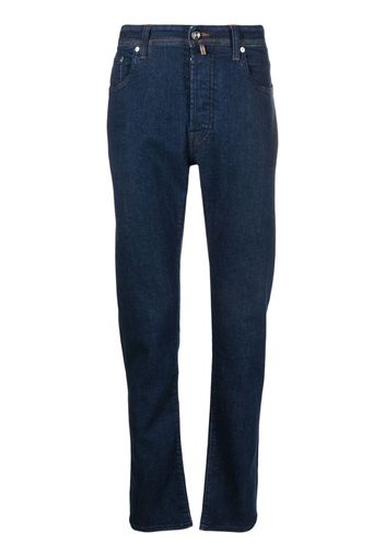 Jacob Cohën low-rise straight-leg jeans - Blu