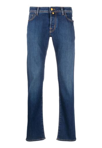 Jacob Cohën mid-rise slim-fit jeans - Blu