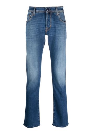 Jacob Cohën mid-rise slim-fit jeans - Blu