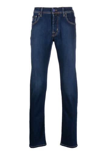 Jacob Cohën Jeans skinny con applicazione - Blu