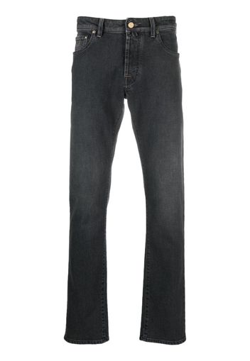 Jacob Cohën mid-rise straight-leg jeans - Nero