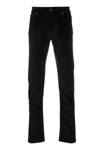 Jacob Cohën logo-patch straight-leg jeans - Nero