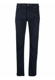 Jacob Cohen mid-rise slim-cut trousers - Blu