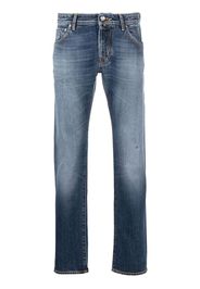 Jacob Cohen faded-effect straight-leg jeans - Blu