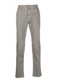 Jacob Cohen Chino slim con quattro tasche - Grigio