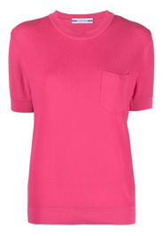 Jacob Cohen ribbed-knit top - Rosa