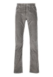 Jacob Cohen straight-leg corduroy trousers - Grigio