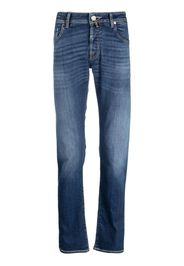 Jacob Cohen Jeans dritti con effetto schiarito - Blu