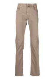 Jacob Cohën straight-leg chino trousers - Marrone