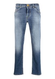 Jacob Cohën logo-patch slim-fit jeans - Blu