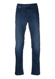 Jacob Cohën Jeans dritti con ricamo - Blu