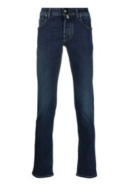 Jacob Cohën low-rise slim-fit jeans - Blu