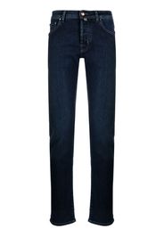 Jacob Cohën logo-patch slim-fit jeans - Blu