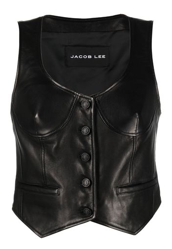 Jacob Lee Gilet da smoking - Nero