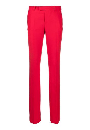 Jacob Lee Pantaloni dritti sartoriali - Rosso