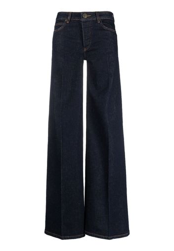 Jacob Lee high waisted wide-leg jeans - Blu