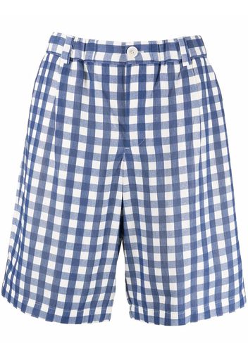 Jacquemus check bermuda shorts - Blu