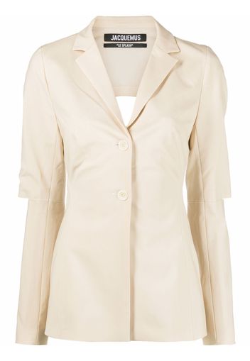 Jacquemus Melo backless blazer - Toni neutri