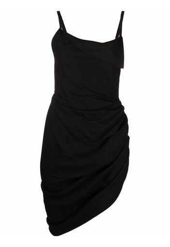 Jacquemus Saudade draped dress - Nero