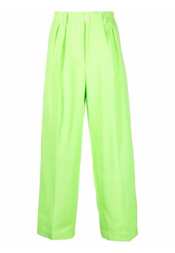 Jacquemus Le Pantalon Mela wide-leg trousers - Verde