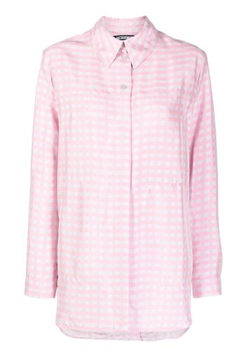 Jacquemus check-print shirt - Rosa